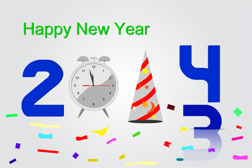 Greeting Happy New Year 2014