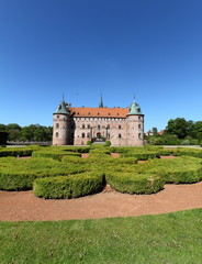 Fototapeta na wymiar medieval castle in Denmark