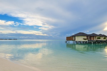 tropical water home villas