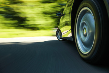 Car in turn.