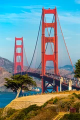 Zelfklevend Fotobehang Golden Gate, San Francisco, Californië, VS. © Luciano Mortula-LGM