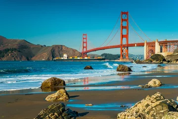 Cercles muraux San Francisco Golden Gate, San Francisco, California, USA.