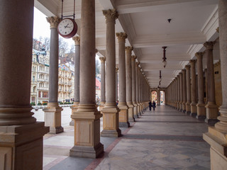 Mill colonnade in Karlovy Vary