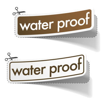 Water proof stickers