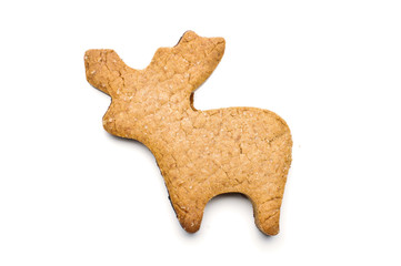 Elk shape gingerbread