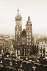 Fototapeta St. Mary's church in Krakow obraz