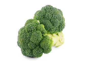 Healthy brocoli isolated on a white background