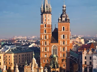 Fototapeten St. Mary's church in Krakow © pab_map