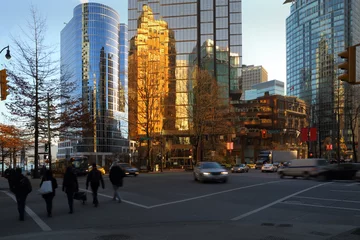  Vancouver Downtown Intersection © maxdigi