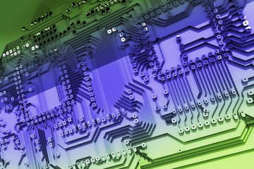 Abstract Circuit Board