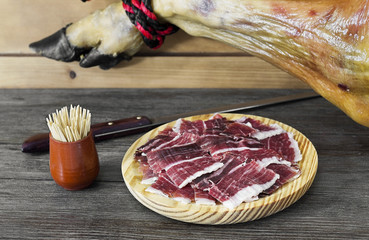 Paleta ibérica de bellota, Jabugo.