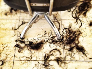 Fotobehang hairs in the salon © NorGal