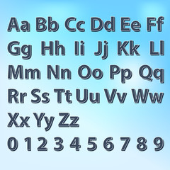 3d font