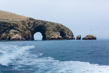 Peru,South America, coast at Paracas National Reservation