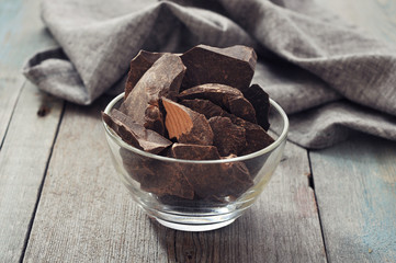 Chocolate pieces