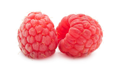 Fresh raspberries