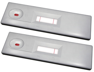 Fototapeta premium AIDS diagnosis kit set