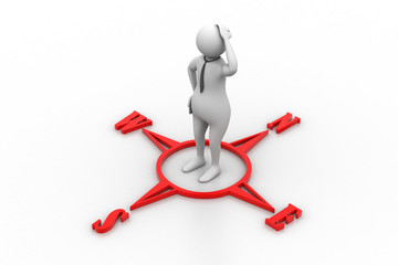 human figure on directional sign