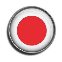 flag icon web button japan