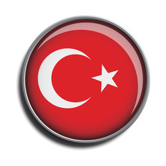 flag icon web button turkey