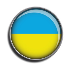 flag icon web button ukraine