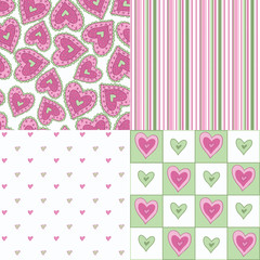 Set of seamless patterns