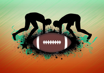American football background