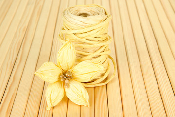 Decorative straw for hand made and flower of straw,