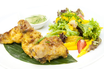 baked chicken in curry sauce