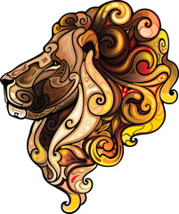 Lion head.