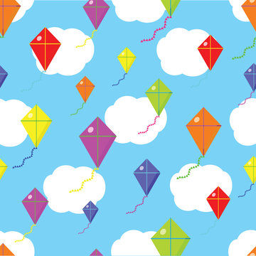 Kite seamless cloud texture