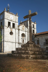 Spain, Asturias, Cornellana, Stone Cross