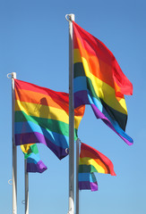 Gay Pride Flags, Vancouver, British Columbia