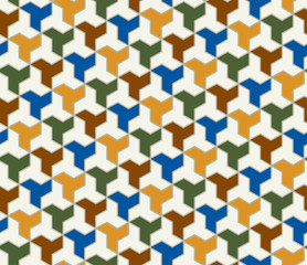 seamless islamic tiles pattern