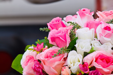 beauty of artificial flowers