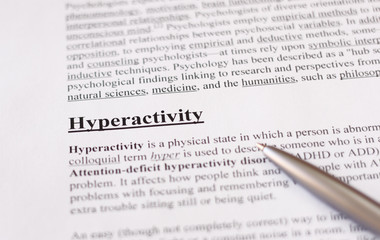 hyperactivity - education or health care background