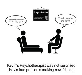 Kevin and making new friends cartoon