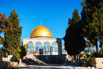 Obraz premium Dome of the Rock mosque in Jerusalem