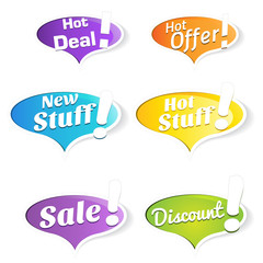 Hot Deal Oval Tags and Labels