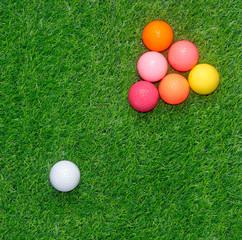 combination of billiards and golf