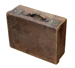 Vintage travel suitcase