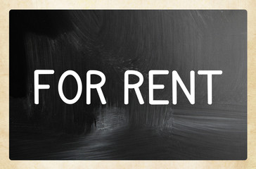 for rent concept