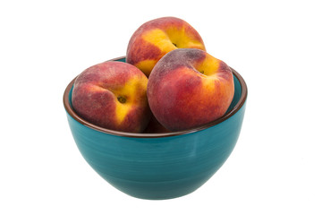 Peaches in the bowl
