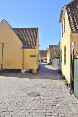 Fishing village with houses of the 16th century
