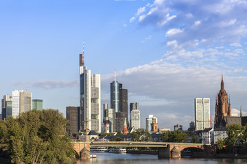 Stadt Metropole Frankfurt am Main Skyline