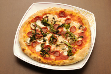 Pizza alle cime di rapa