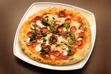 Pizza alle cime di rapa