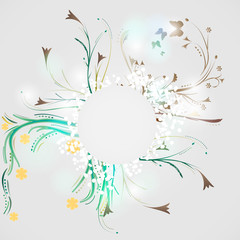 Obraz premium Swirl background