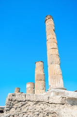 Ancient ruins of Pompeii, Italy.