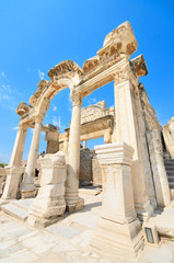 Ancient ruins in Ephesus Turkey
